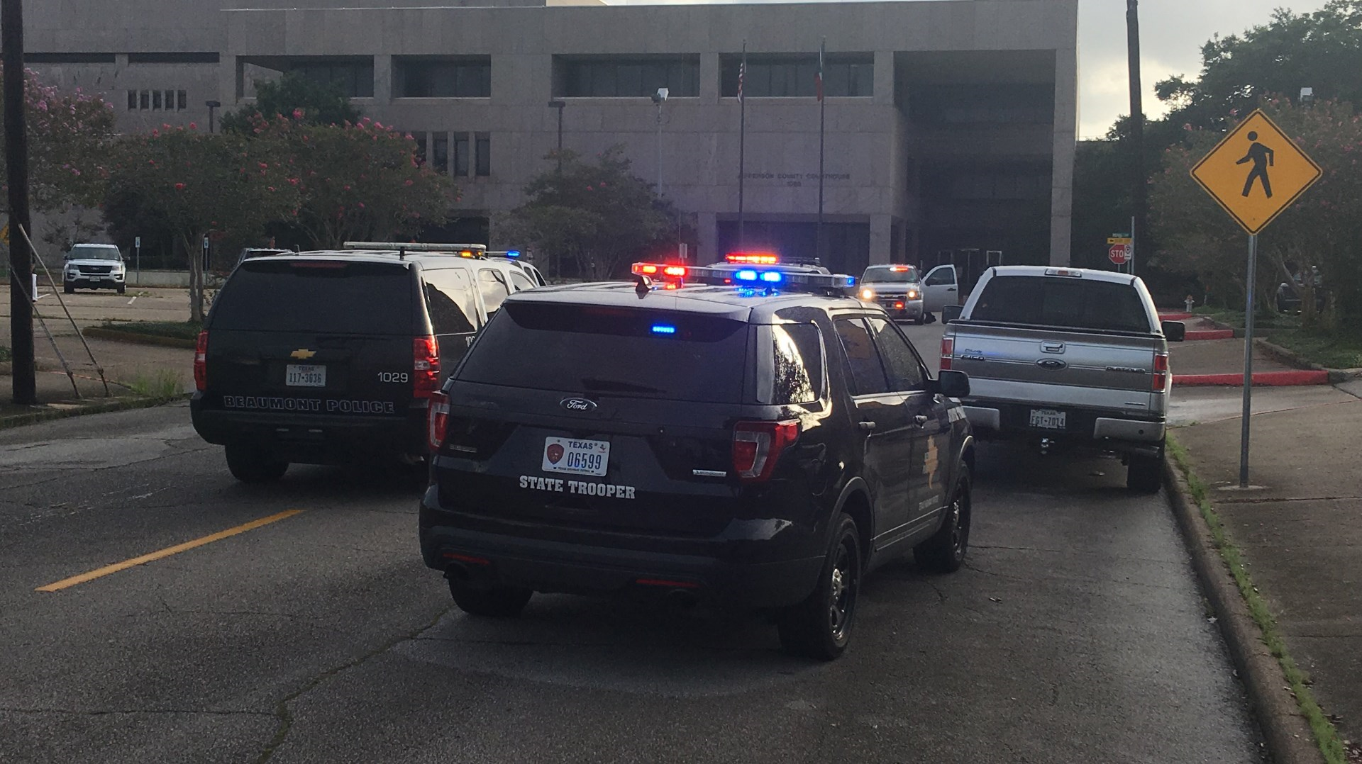 Jefferson County buildings Beaumont municipal court evacuated